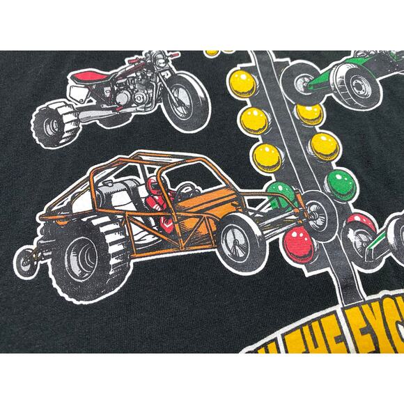 Vintage collier county sand drags Naples Florida 2XL Black shirt - Picture 7 of 10